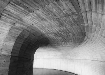 Architecture details wall curve Concrete cement abstract background