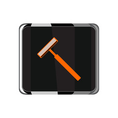 shaving machine icon