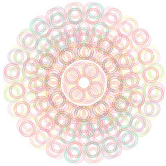 Colorful Circles Background