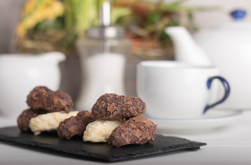 homemade chocolate truffles