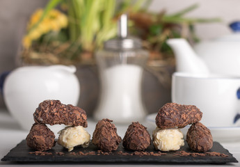 homemade chocolate truffles