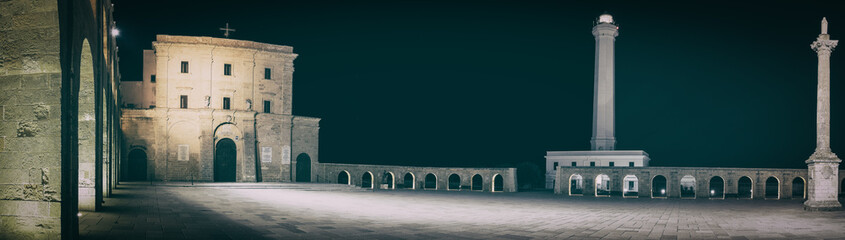 Panoramica Notturna al Santuario di Santa Maria di Leuca