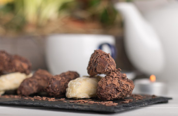 homemade chocolate truffles