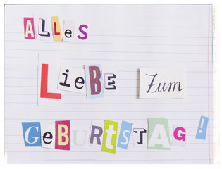 Alles Liebe zum Geburtstag
