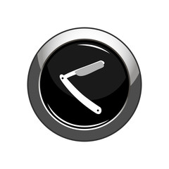 Straight razor icon