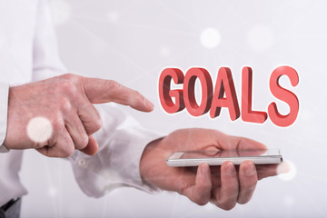 Obraz premium Concept of goals