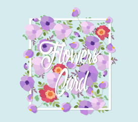 Floral Spring Graphic Design with Dogwood Blossom Flowers for Fashion Print, Poster, T-shirt, Banner, Greeting Card, Invitation