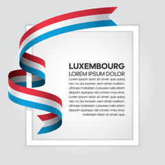 Luxembourg flag background