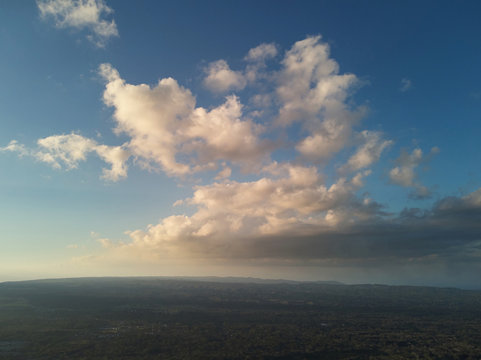 Nicaragua landscape aerial view