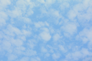 clouds with blue sky background