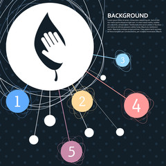 Obraz premium environmental protection icon with the background