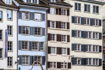 Fototapeta na wymiar Historical building in Zurich, Switzerland