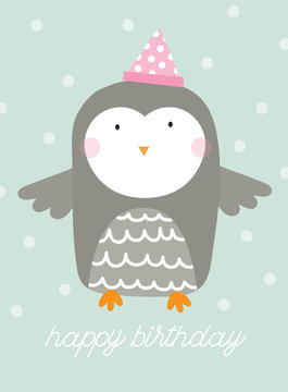cute little owl birthday 