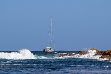 Seascape near Cala Pregonda, Menorca, Spain