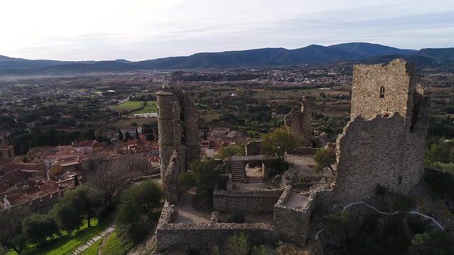 France, Var, Gulf of St Tropez, Village of Grimaud, HD (1920X1080)