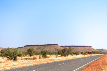 Mesa in the outback of the Northern Territory in Australia
