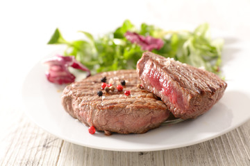 grilled beef steak