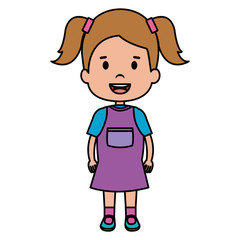 happy little boy character vector illustration design