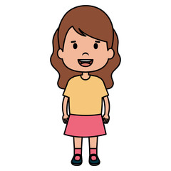 happy little boy character vector illustration design