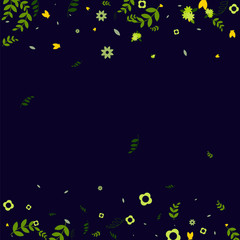 Fototapeta premium Floral Spring and Summer Vector Wallpaper with Flowers, Leaves, Butterflies, Green Branches. Easter, Mother's Day, 8 March, Birthday, Wedding Background for Banners, Cards, Posters, Invitations.