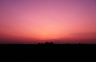 beautiful Ultra Violet purple Evening sky