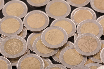 euro coins