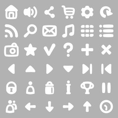 Game user interface icons kit.