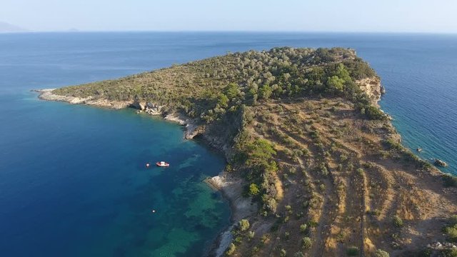 Over the Peninsula of an Island 