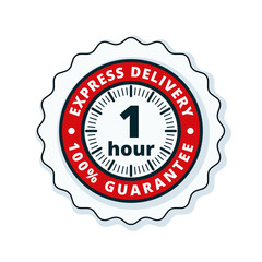 1Hour Express Delivery illustration