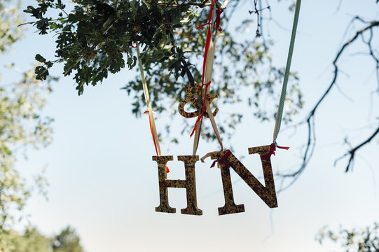HN letters hanging on tree