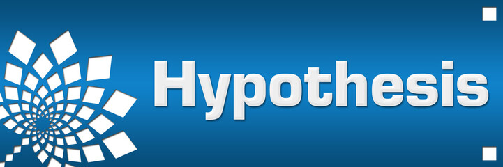 Hypothesis Blue Abstract Floral Left 