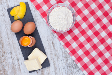 Dessert recipe ingredients