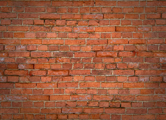 Red brick wall texture