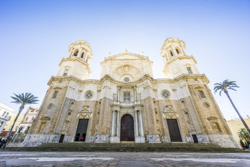 Cathedral of Cadiz built between 1722 and 1838, Andalusia, Spain