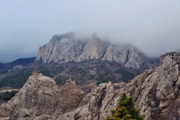 Mountainous rocky landscape