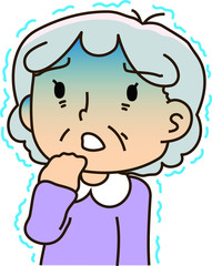 Grandmother, fear, trembling