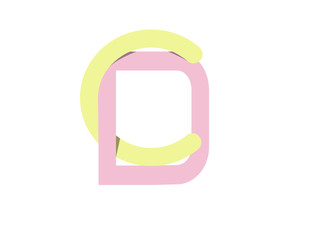 Obraz premium DC and CD Initial Logo for your startup venture
