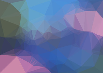 Abstract pastel polygonal texture background. Geometric pattern for graphic design. Can be used as gradient or wallpaper. 