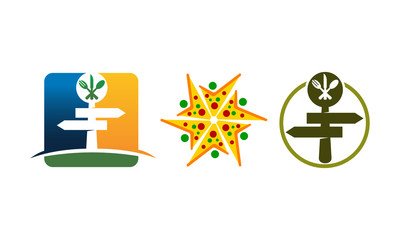 Health Restaurant Cafe and Bar Set