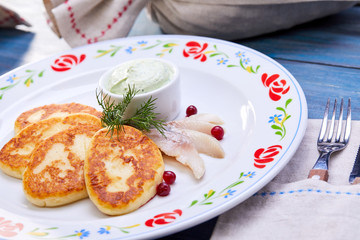 potato cutlets with sauce