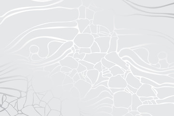 Abstract elegant cell background. Silver marble texture, cobweb, tile surface. Elegant futuristic ornament
