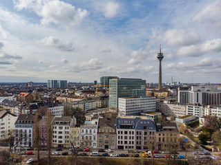 Obraz premium Panorama von Düsseldorf