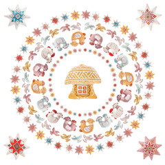 Toy collections in white