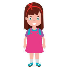 happy little boy character vector illustration design