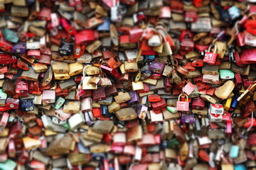 Love locks at Cologne
