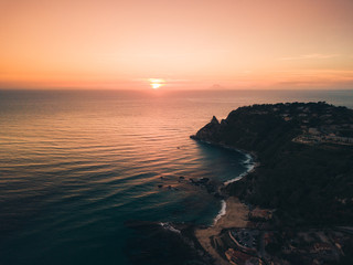 Tramonto a Capo Vaticano in Calabria