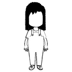 happy little boy character vector illustration design