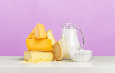 cheese on wooden table