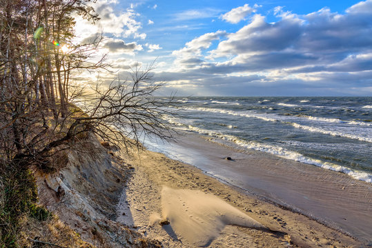 Welle D&uuml;ne Strand Ostsee
