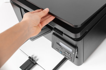 Printer on the table